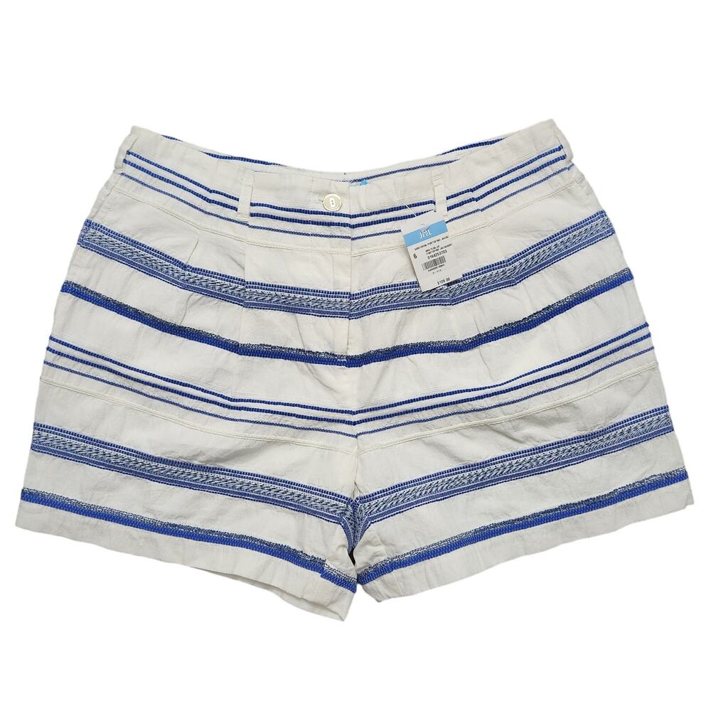 NWT J. McLaughlin Santorini Portofino Jacquard Shorts Size 6